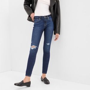 Gap Mid Rise Skinny with madewell